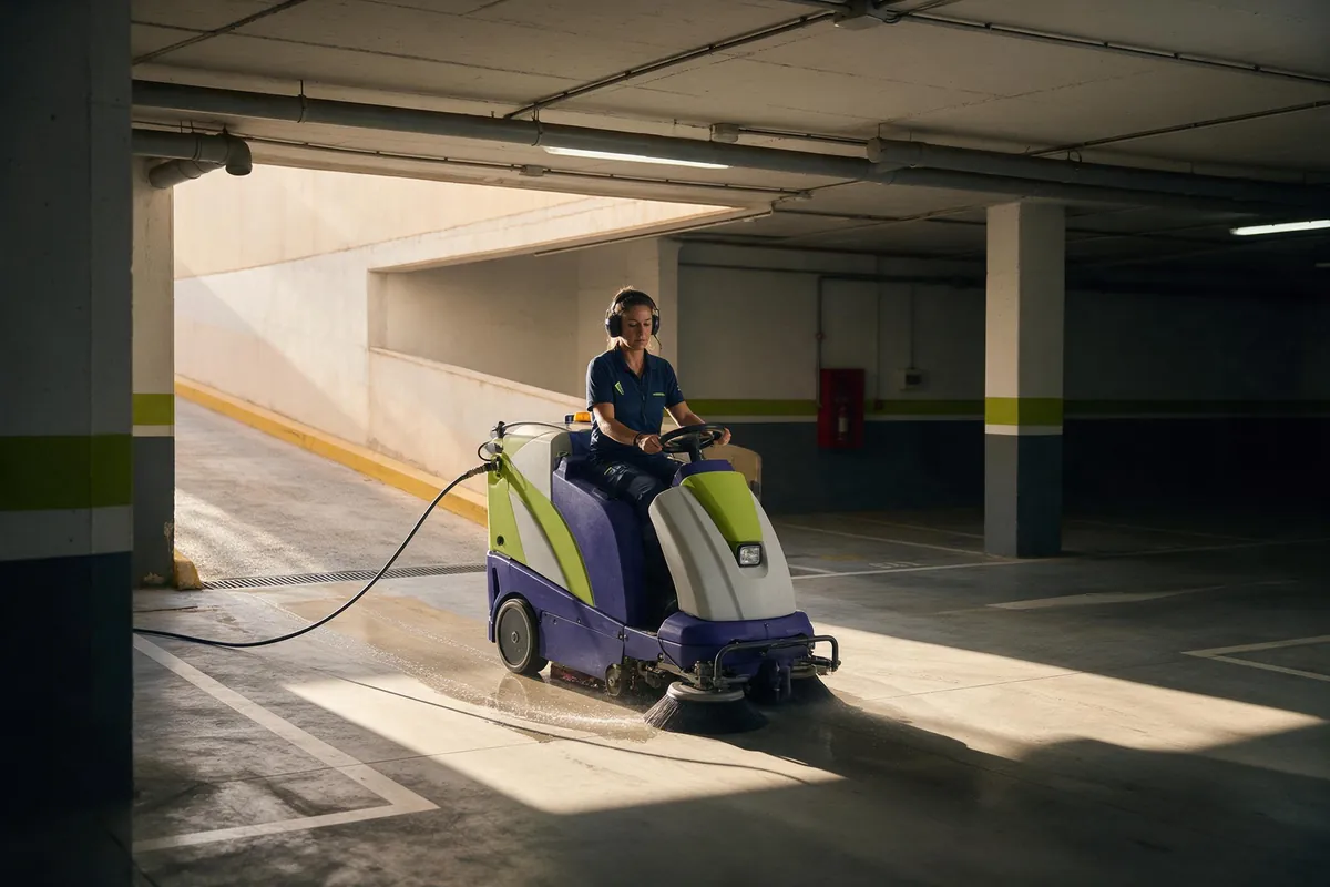 Limpieza de garajes y parkings en Alzira